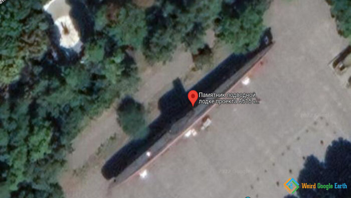 "Submarine A615 Baby". Location: Odessa, Ukraine