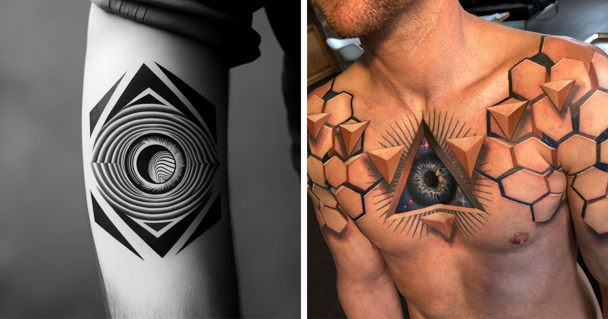 Tattooist Creates Incredible Optical Illusion Making It Look Like Man Has  Hole In Head