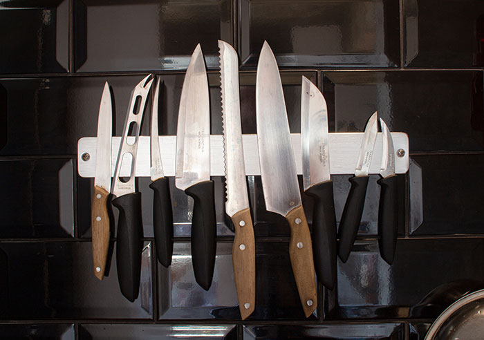Different kind of knives in one place