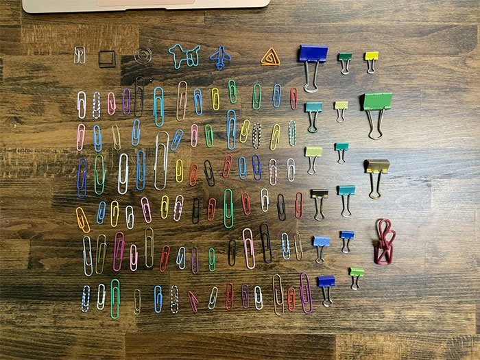 Paperclips. I Have A Whole Drawer Full Of Them