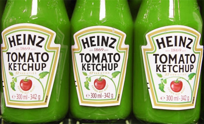 Green Heinz Tomato Sauce