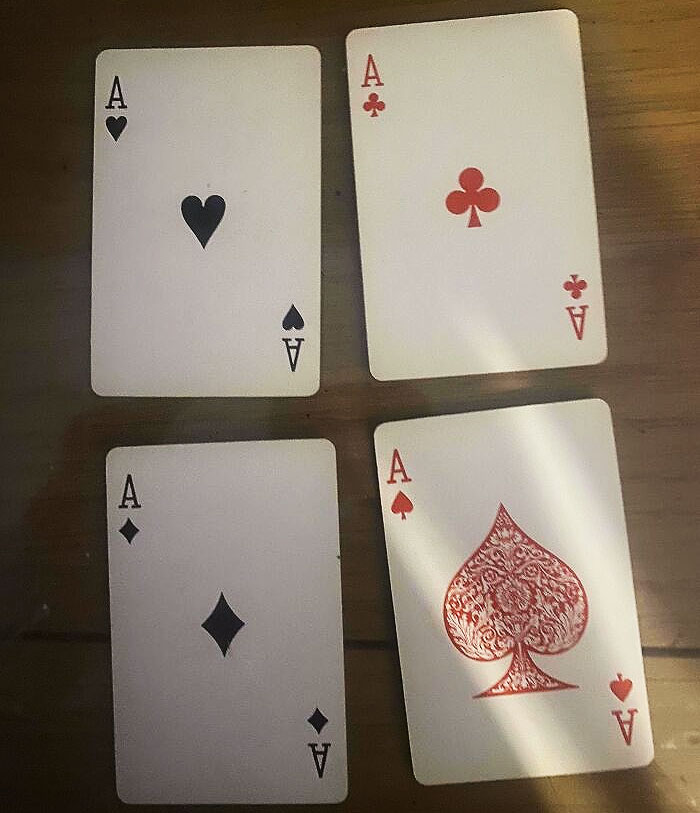 Reverse-Colored Playing Cards