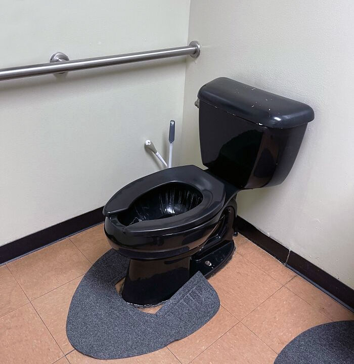 Never Seen A Black Toilet Before