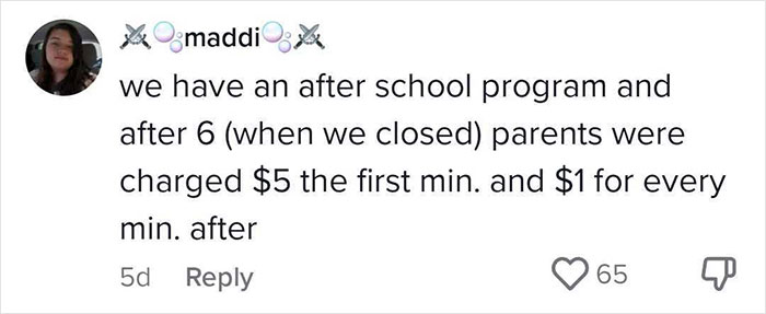 School Charges Parent $116 And Gives It All To The Teacher Who Had To Look After Their Child Because They Were Late School Charges Parent $116 And Gives It All To The Teacher Who Had To Look After Their Child Because They Were Late