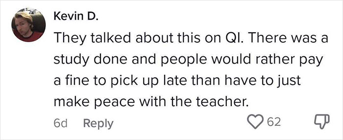 School Charges Parent $116 And Gives It All To The Teacher Who Had To Look After Their Child Because They Were Late School Charges Parent $116 And Gives It All To The Teacher Who Had To Look After Their Child Because They Were Late