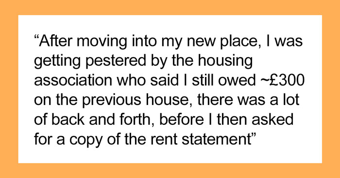 Person Is Annoyed When They “Inherit” A House From Aunt And Get Hounded By Housing Association For Rent Money When In Fact They Owe Them $240