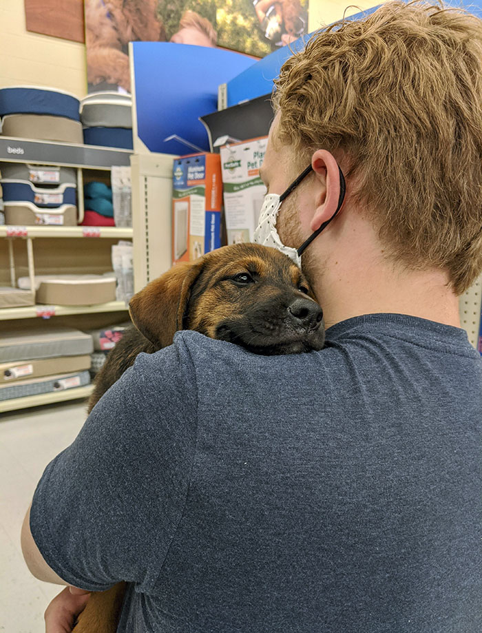 First Time Being Carried In The Arms After The Rescue