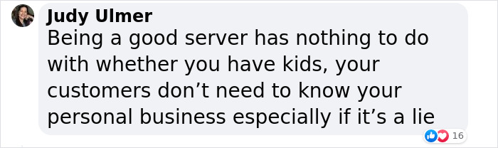 "I Do Not Have Children": Waitress Shares How Faking Having Kids Gets Her Bigger Tips "I Do Not Have Children": Waitress Shares How Faking Having Kids Gets Her Bigger Tips