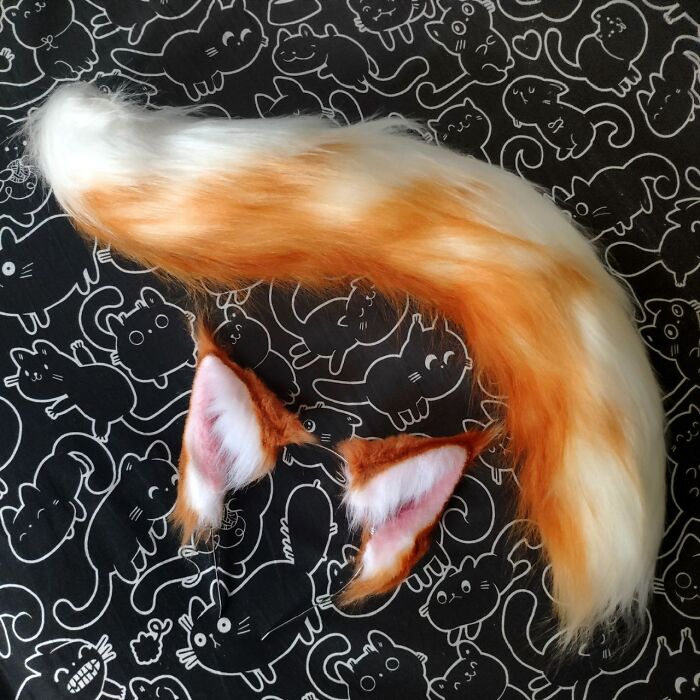 I Create Ears And Tails Of Faux Fur (7 Pics)