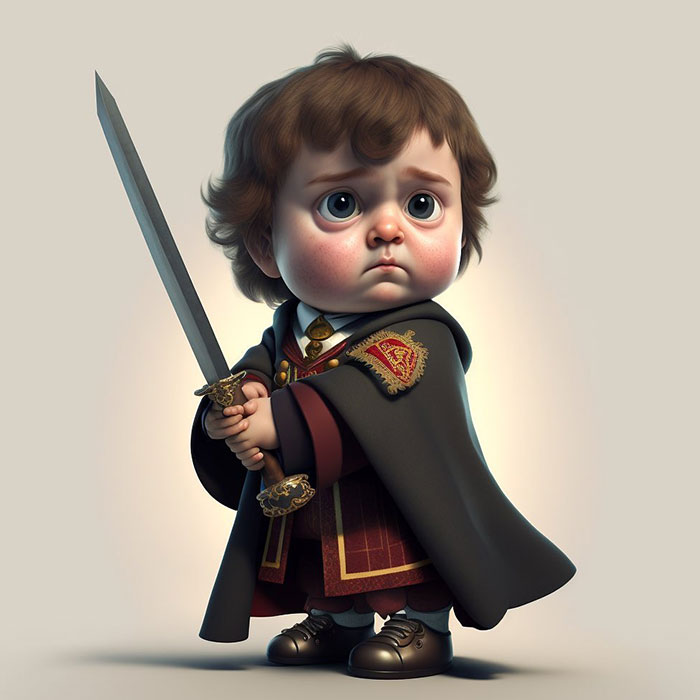 With The Help Of AI, This Artist Reimagined 61 Pop Culture Characters As Adorable Babies