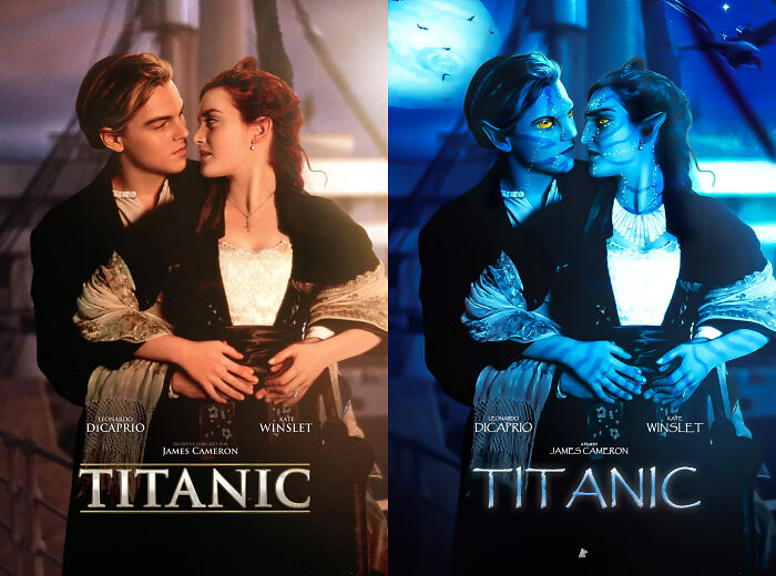 Transforming Titanic Characters Into Na'vi From Avatar | Bored Panda