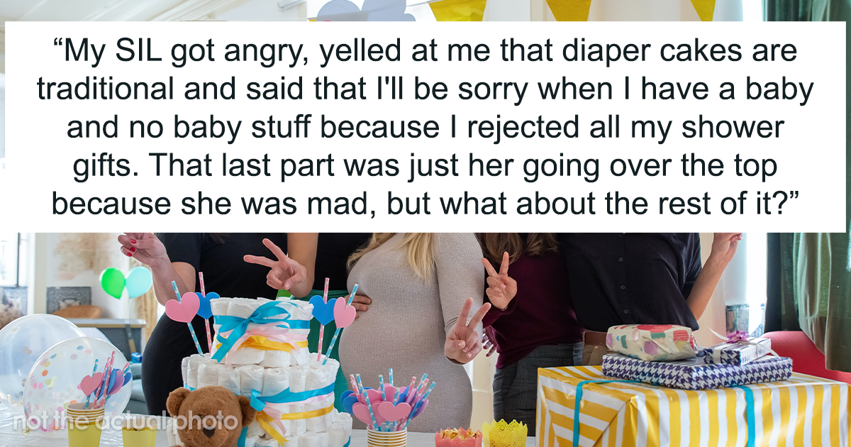 Expecting Mom Gets Called Out By Her Sister-In-Law For Not Wanting A 'Diaper Cake' For The Upcoming Baby Shower - Vimarsana News