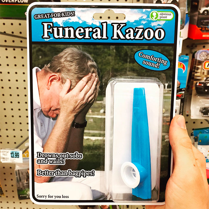 Funeral Kazoo in the box