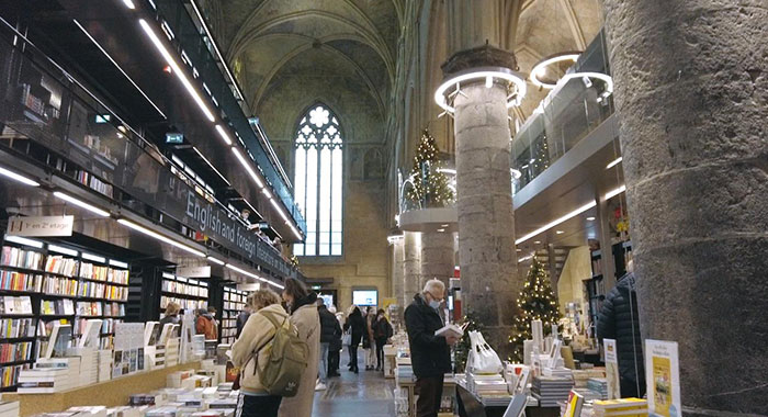 13th-Century Church Converted To A Bookstore