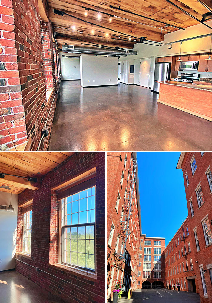 Just Finished Signing The Lease On The Most Gorgeous Waterfront Loft In A Repurposed Historical Mill Building Downtown, And We Could Not Be More Excited