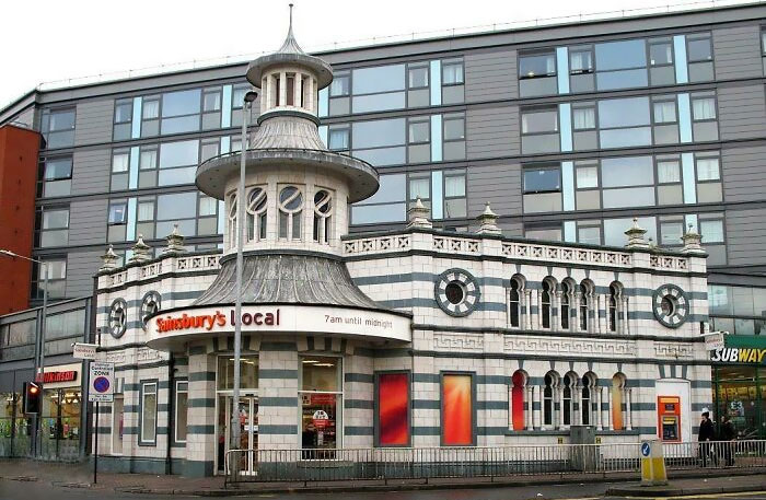 This Building Opened As The Lansdowne Picture Palace In 1914, Was Repurposed As A Nightclub In The 1950s And Is Now A Sainsbury’s Local Supermarket. Sheffield, UK