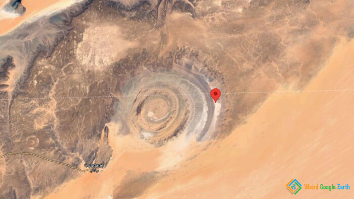 "The Eye Of Sahara". Location: Chinguetti, Mauritania