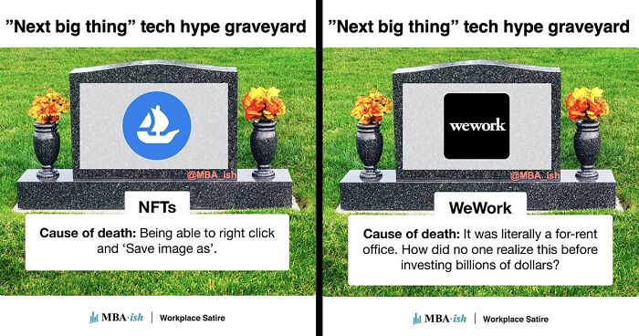 This Instagram Account Creates A “Next-Big-Thing Tech Hype Graveyard” And Explains Why They Died