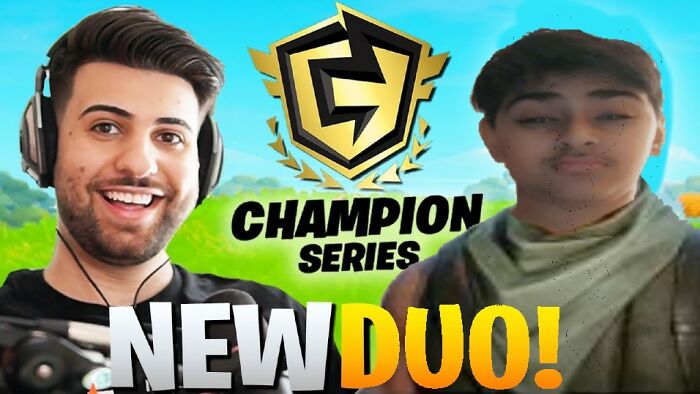 Me On The Left Winning A Fortnite Tournament With My Friend