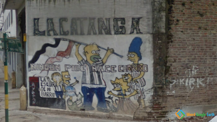 "Simpsons Graffiti". Location: Billinghurst, Argentina