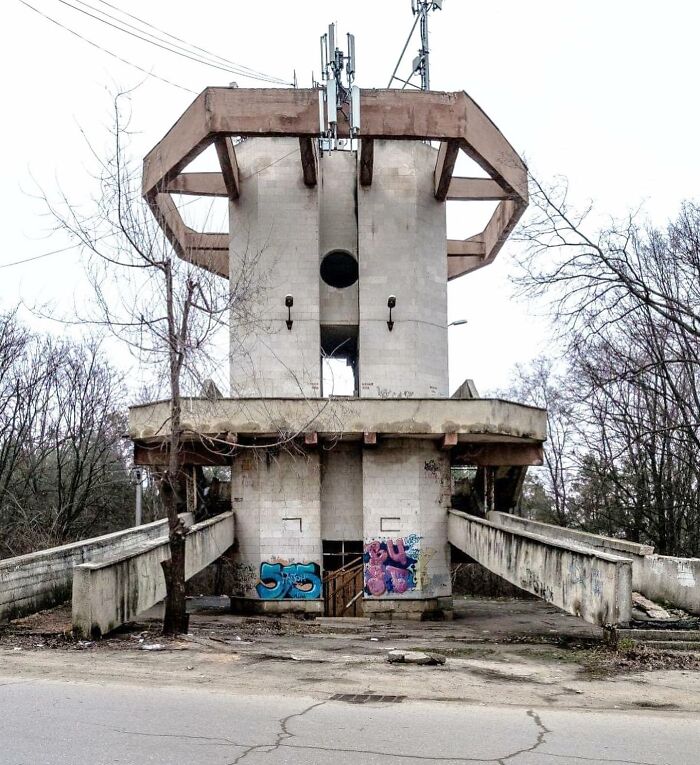 Upper And Lower Cable Car Stations, Park "Butoias" Chisinau, Moldova, Built Between 1986