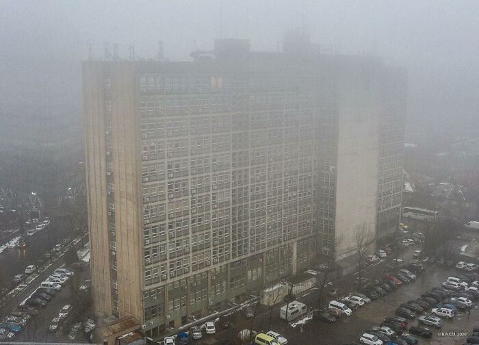 Institute For Studies And Power Engineering Building, Bucharest, Romania. Built In The 70s