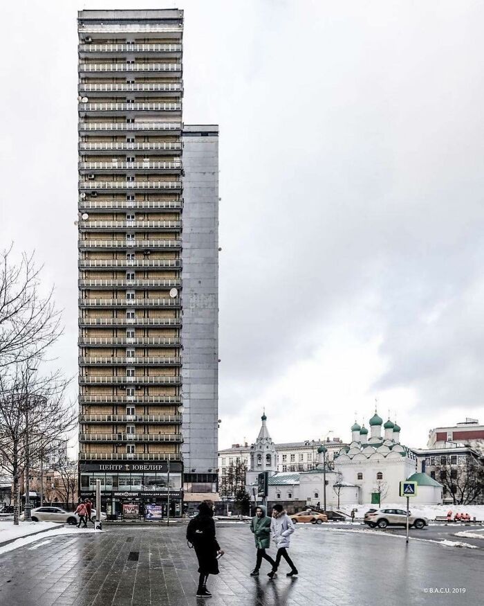 Development On Novy Arbat Street, Moscow, Russia. Built 1962-1968