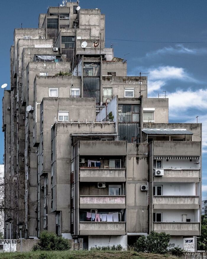 T Lamela Bilding - Block 61. Belgrade, Serbia, The 1970s