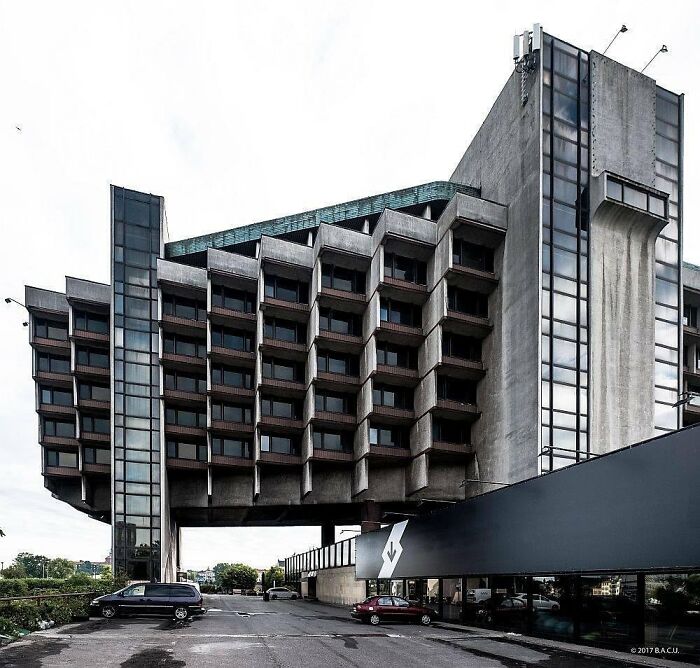 Hotel Forum (Not In Use) Krakow, Poland, Built Between 1978-1989