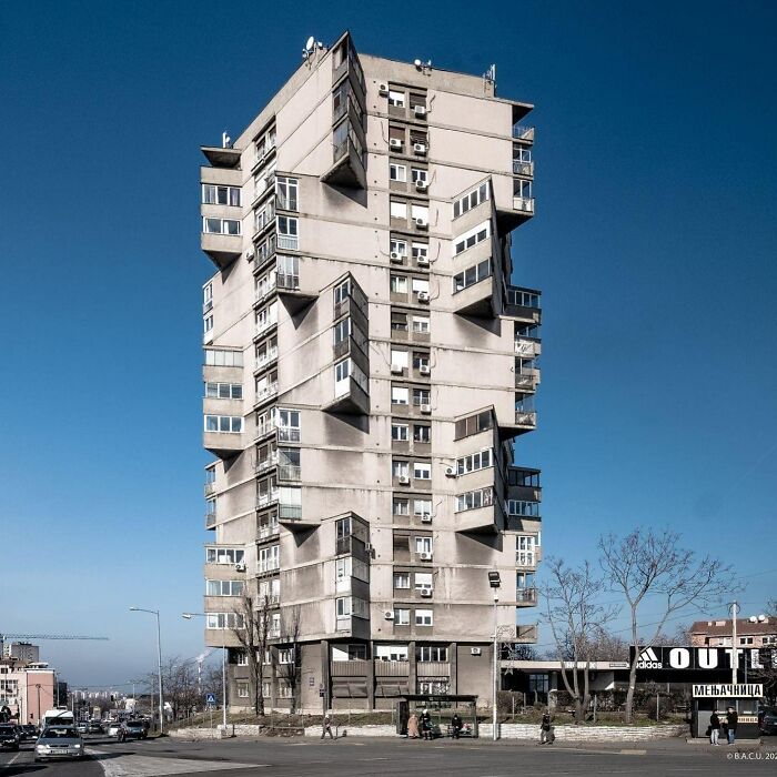 Karaburma Housing Tower Building. Belgrade, Serbia Built In: 1963