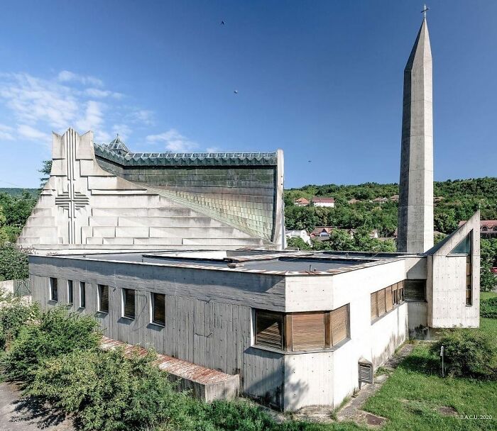 The Immaculate Conception Roman-Catholic Church. Orșova, România. Built Between 1972-1976
