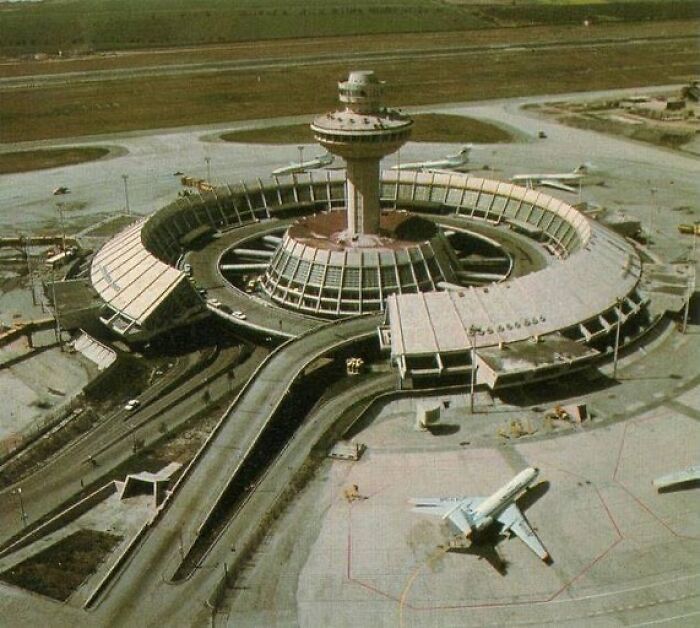 Zvartnots Air Terminal, Yerevan, Armenia, Built In 1980
