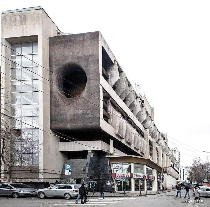 Tbilisi National Scientific Library, Tbilisi, Georgia, Built In 1985