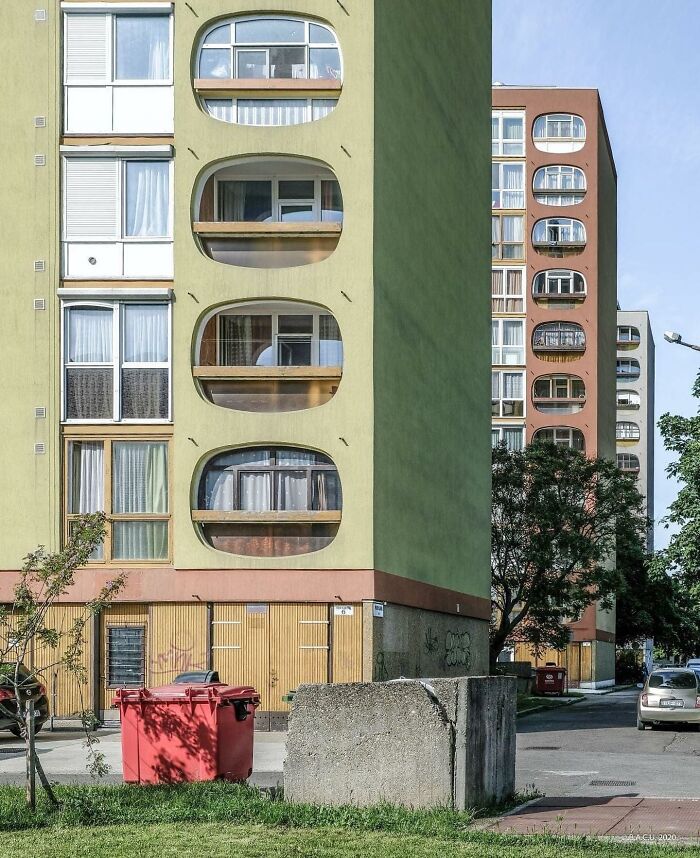 Panel House With Loggias Aka Teve-Panelhaz Pecs, 1972