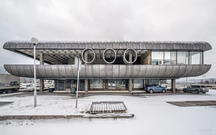 The Former Headquarters Of Sarajevo-Based Daily Newspapers Oslobodjenje Sarajevo, Bosnia And Herzegovina Built In The 80s