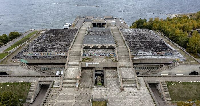 The Former V. I. Lenin Palace Of Culture And Sports ( Now:linnahall Culture And Sports Palace) Tallinn, Estonia, Built In 1980