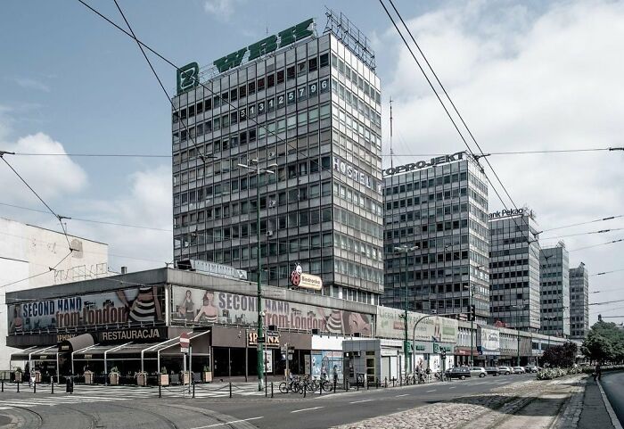 'alfa' Retail And Office Complex, Poznan, Poland, Built Between 1963-72. Architect: Jerzy Lisniewicz