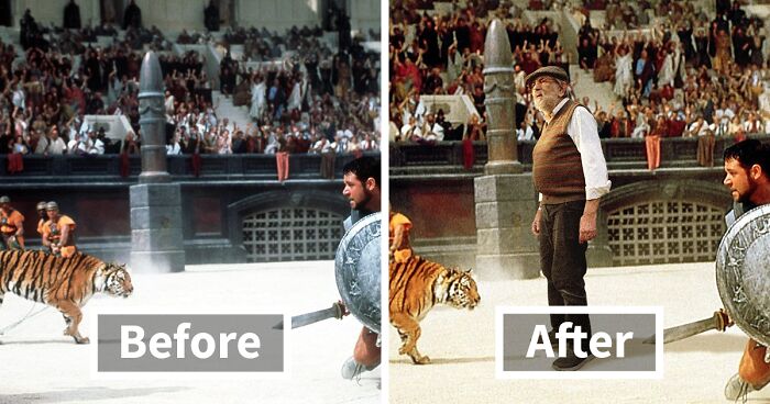 Son Photoshops His Dad Into Movie Scenes And More (21 New Pics)