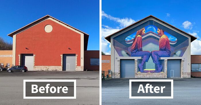 This Artist Brings Color To Dull Building Walls With His 3D Street Art (32 Pics)