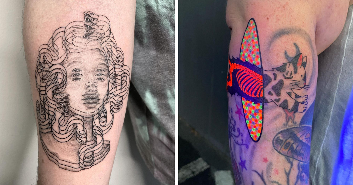 100 Trippy Tattoos For The Lovers of Psychedelic Art