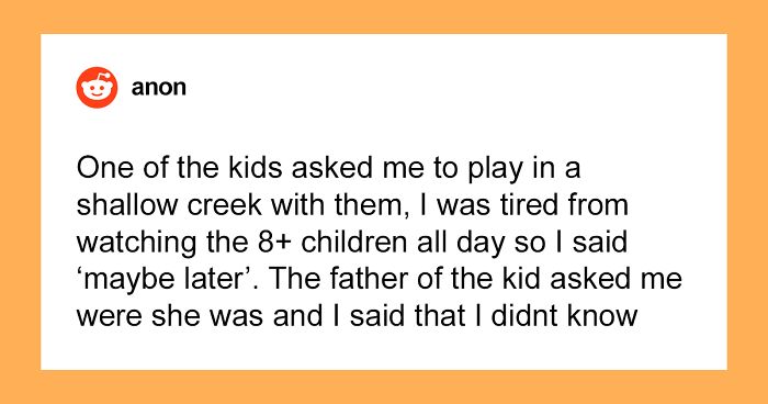 Teen Refuses To Babysit Kids At A Party, One Of The Dads Becomes Furious When His Kid Is Left Unsupervised