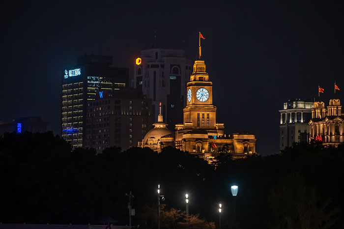 View of Clock Tower during nightime