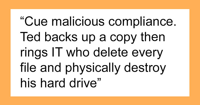 “Delete Your Files And Leave”: New Boss Ignores Employee’s Work For A Year Because He’s ‘Useless’ Before Getting Him Fired, And It Costs Her Her Job
