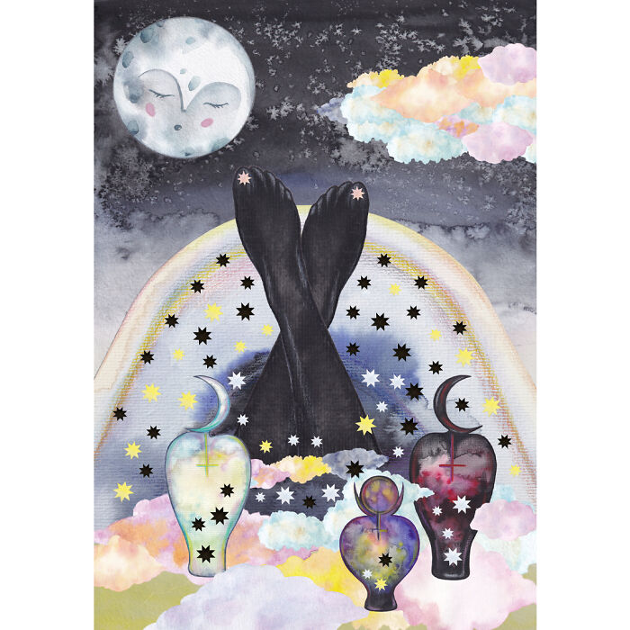 Watercolor Affirmations "Harmony And Relaxation"