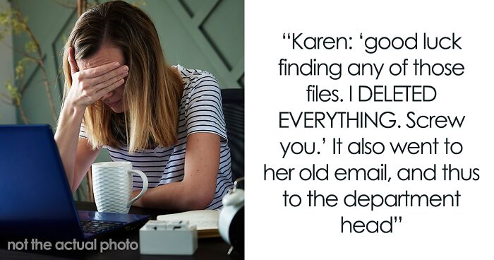 “Oh, So Sorry Boomer”: Karen Gets Busted After Deleting All Files After ...
