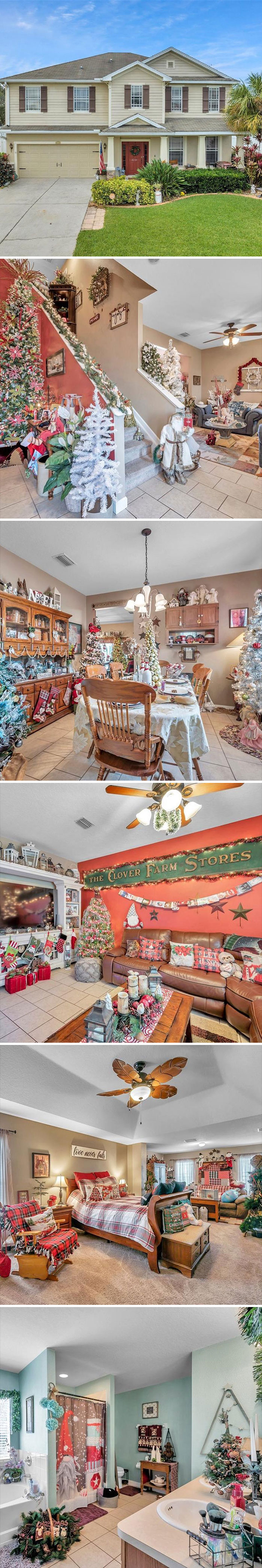 The Perfect Christmas Home Does Exist And It’s This One In Plant City, Fl. Currently Listed For $479,000