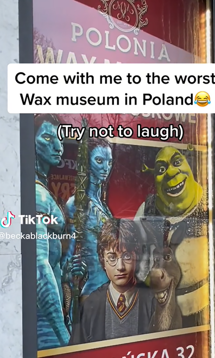 TikToker stunned after visiting Krakow wax museum with controversial exhibits sparking massive online debate