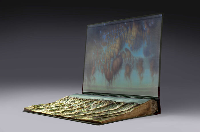 Carved Book Landscapes By Guy Laramee