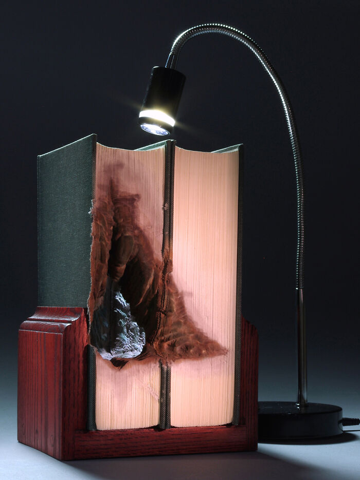 Carved Book Landscapes By Guy Laramee
