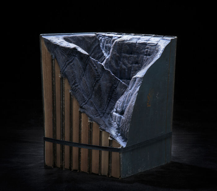 Carved Book Landscapes By Guy Laramee